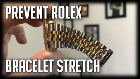 stretched rolex bracelet|how to remove stretch from rolex.